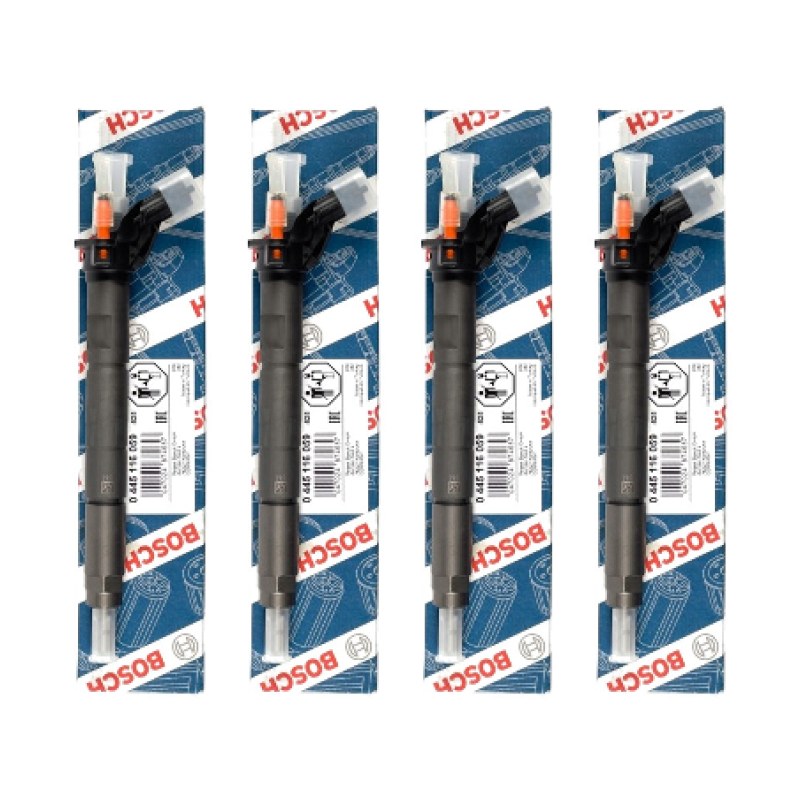 juego de 4 inyectores Bosch 1609848980 — Iveco 3.0