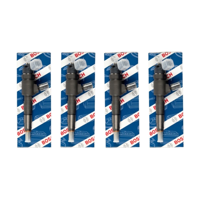 juego de 4 inyectores Bosch AV6Q9F593BA — Fiat 1.6