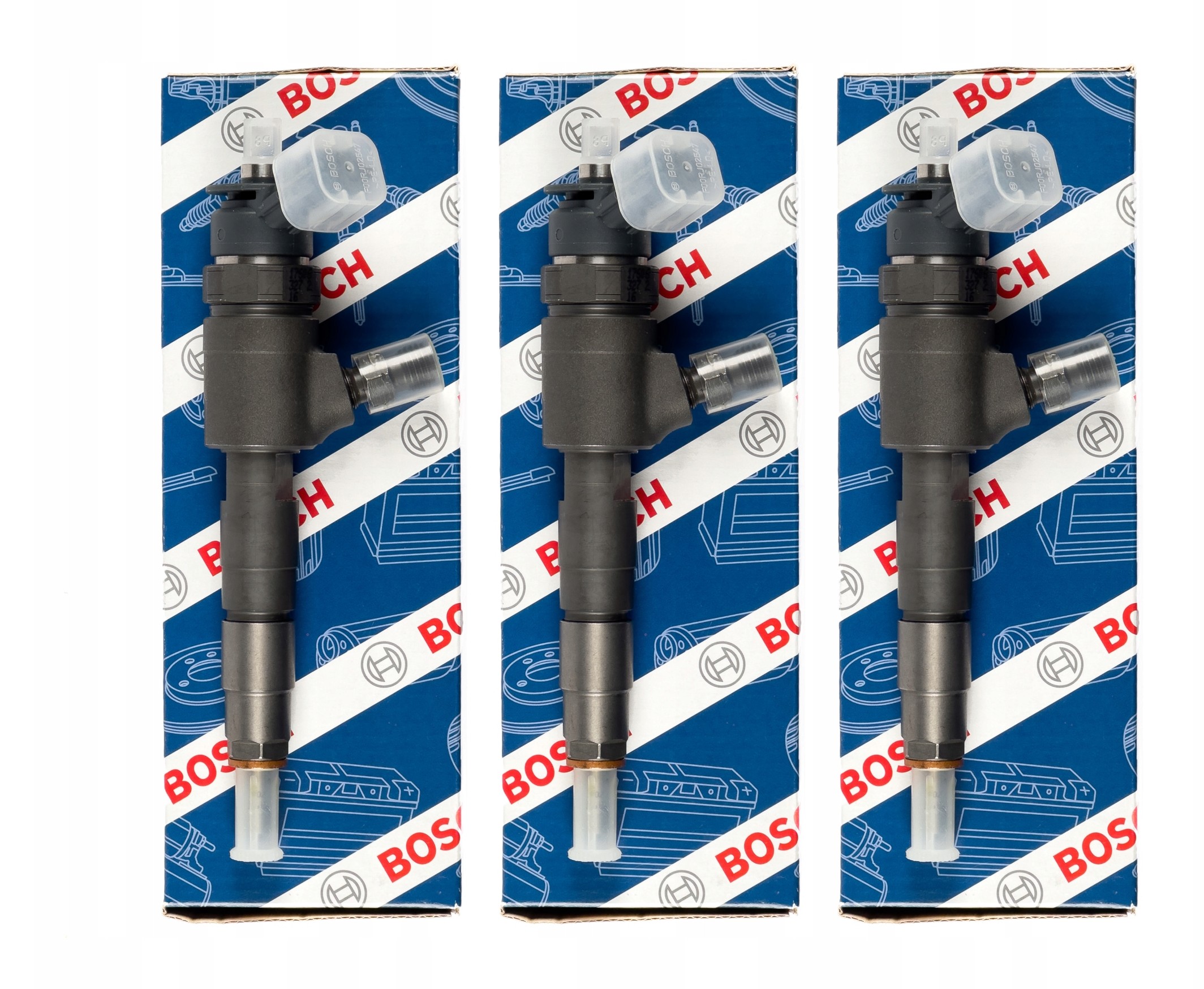 Sada 4 ks vstřikovačů Bosch AV6Q9F593BA — Fiat 1.6, En stock, con impuesto — foto 2 z 7