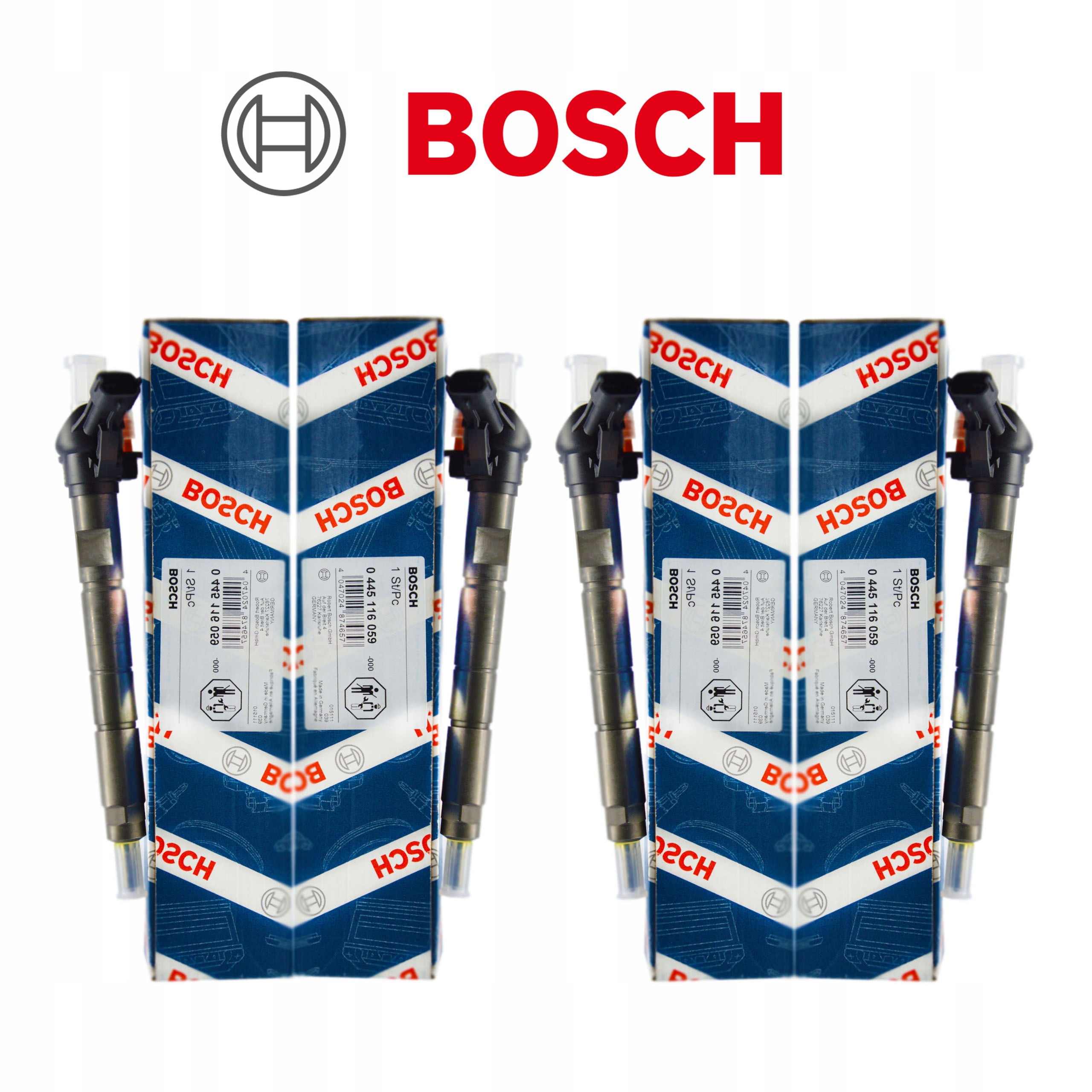 Sada 4 ks vstřikovačů Bosch 0986435395 — Iveco 3.0 MULTIJET, En stock, con impuesto — foto 10 z 16