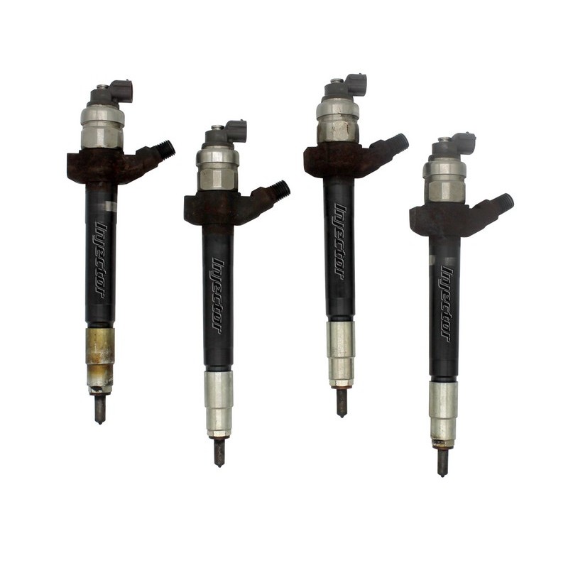 Ford Transit 2.4 TD 85 KW 115 HP DENSO 6C1Q-9K546-BB juego de 4 inyectores usados 6C1Q9K546AC, 6C1Q9K546BB