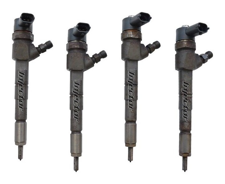 Saab 9-3 1.9 TiD 110 KW 150 HP juego de 4 inyectores usados BOSCH 0445110243, 0445110391