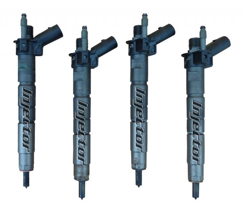 Bmw 5 525 d 150 KW 204 HP BOSCH 7797877 7809190 juego de 4 inyectores usados 13537805429