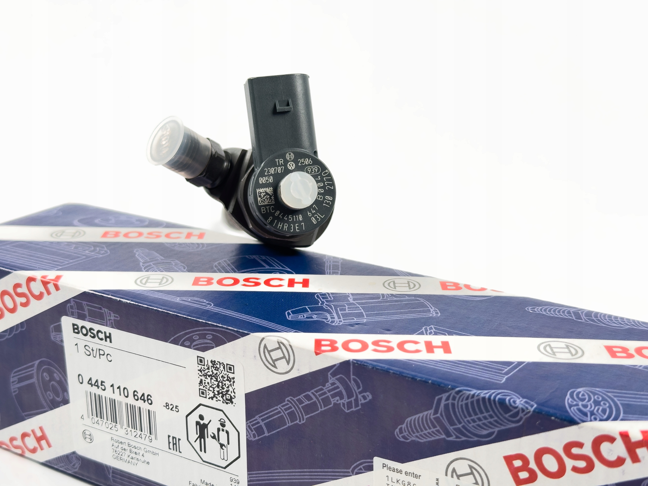 Audi A3 2.0 D Cffa Cffb Cfgb Clja 170 Hp sada 4 ks vstřikovačů Bosch 0445110368, En stock, con impuesto — foto 4 z 8